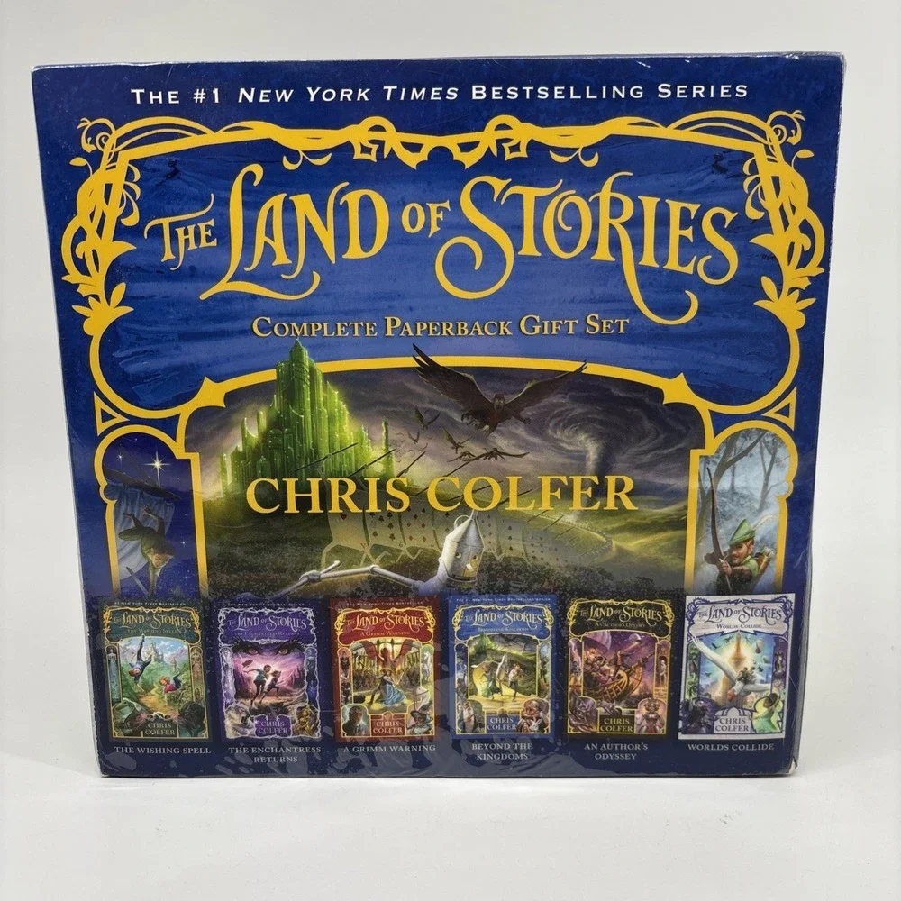 The Land of Stories Gift Set by Chris Colfer, Paperback Fantasy Age 9-12 6 Books